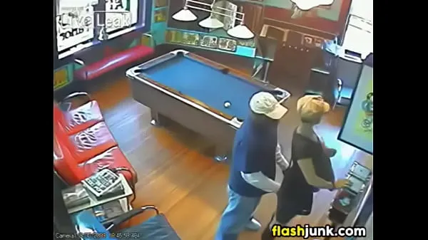 Watch stranger caught having sex on CCTV total Tube