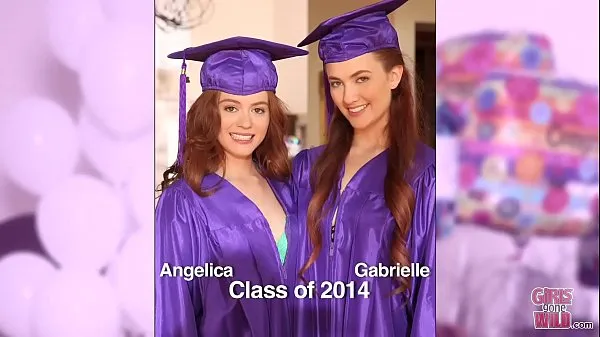 Tonton GIRLS GONE WILD - Surprise graduation party for teens ends with lesbian sex jumlah Tube
