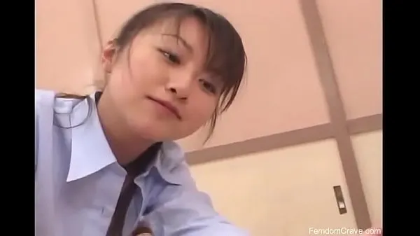 Tonton Asian teacher punishing bully with her strapon jumlah Tube