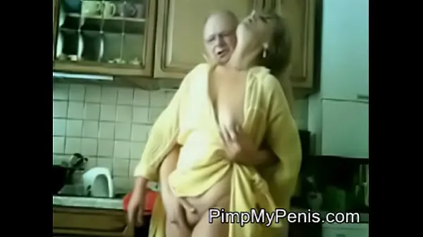 Watch old couple having fun in cithen total Tube