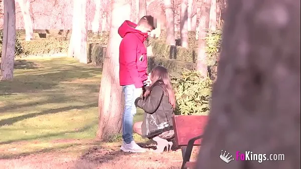 Watch Lucia Nieto is back in FAKings to suck stranger's dicks right in the public park total Tube