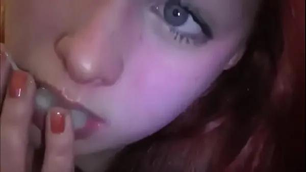 Tonton Married redhead playing with cum in her mouth jumlah Tube