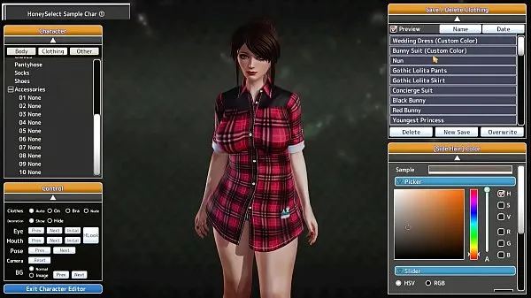 Watch Honey Select Character Creation: MILF total Tube