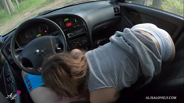 Watch Horny Passenger Sucks Dick While Driving Car and Fucks Driver POV - Alisa Lovely total Tube