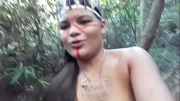 Bekijk Tigress Vip disguises herself as India and attacks The Lumberjack but he goes straight into her ass totale buis