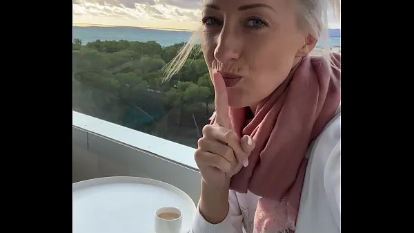 Watch I fingered myself to orgasm on a public hotel balcony in Mallorca total Tube