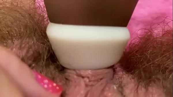 Watch Huge pulsating clitoris orgasm in extreme close up with squirting hairy pussy grool play total Tube