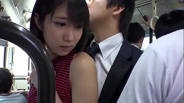 Watch Sexy japanese chick in miniskirt gets fucked in a public bus total Tube