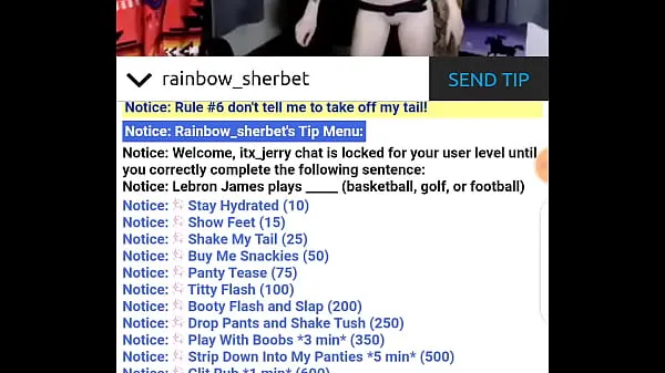 Oglejte si Rainbow sherbet Chaturbate Strip Show 28/01/2021 skupaj Tube