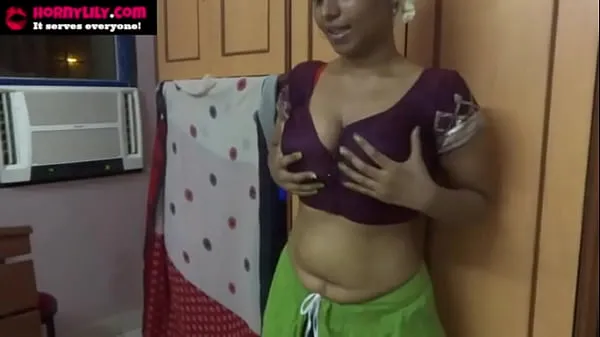 دیکھیں Mumbai Maid Horny Lily Jerk Off Instruction In Sari In Clear Hindi Tamil and In Indian کل ٹیوب