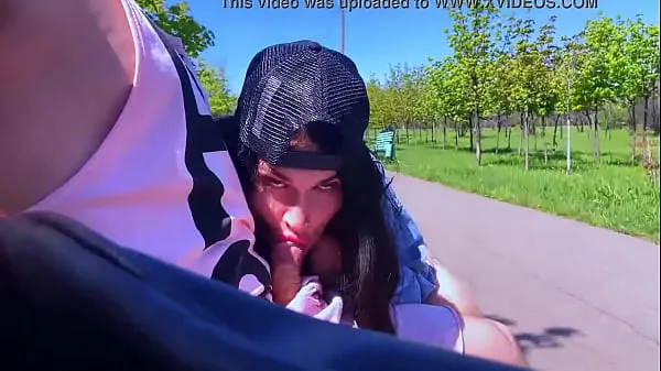 Watch Blowjob challenge in public to a stranger, the guy thought it was prank total Tube