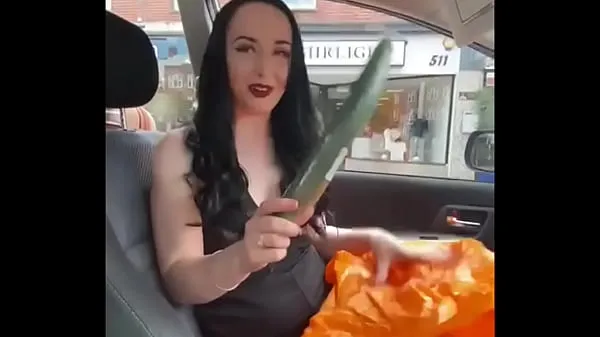 Watch Want to see what I do with cucumbers in public total Tube