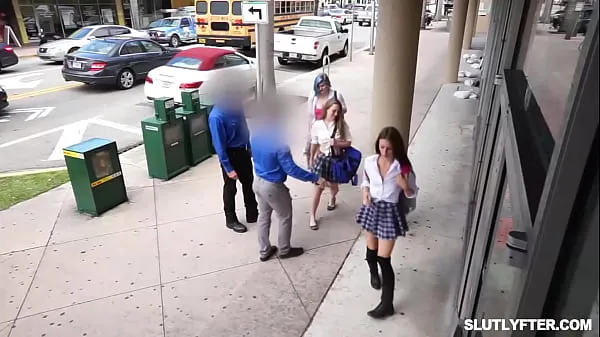 Watch Teen shoplifter satisfying the pervert officer to get free total Tube