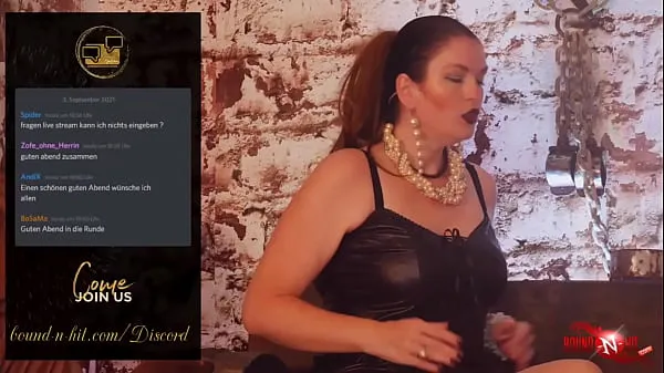 Bekijk BoundNHit Discord Stream # 7 Fetish & BDSM Q&A with Domina Lady Julina totale buis
