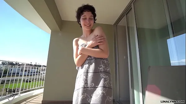 Watch First FUCK outdoors! LinaLynn on the hotel balcony total Tube