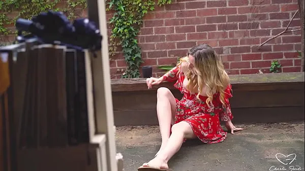 Watch Watch Charlie Forde sits on the pavement and fucks herself with her fingers til she squirts over… and over total Tube