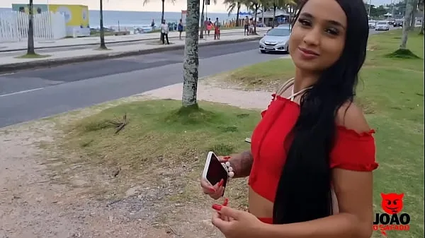 The Young Michelly Beatriz On Rio de Janeiro Beach With Joao O Safado कुल ट्यूब देखें