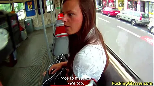 Watch Fucking Glasses - Fucked for cash near the bus stop Amanda total Tube