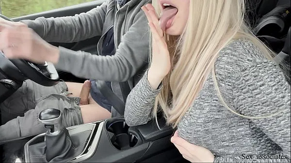 Watch Ireland countryside tour! Real public handjob while driving total Tube