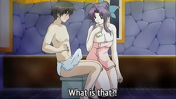 Se Step Mom gives a Bath to her 18yo Step Son - Hentai Uncensored [Subtitled i alt Tube