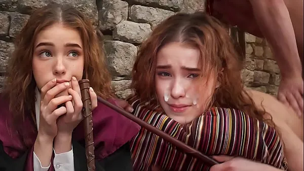 Watch ERECTO ! - Hermione´s First Time Struggles With A Spell - NoLube total Tube